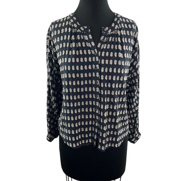 Pilcro by Anthropologie The Tavi Textured Button-Down Shirt Top Size Petite XS - Picture 1 of 9